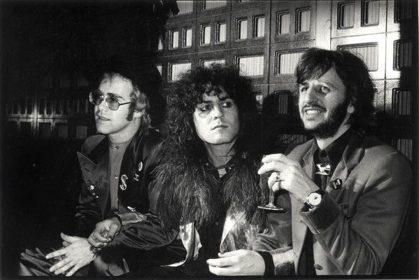Elton John , Marc Bolan & Ringo Starr